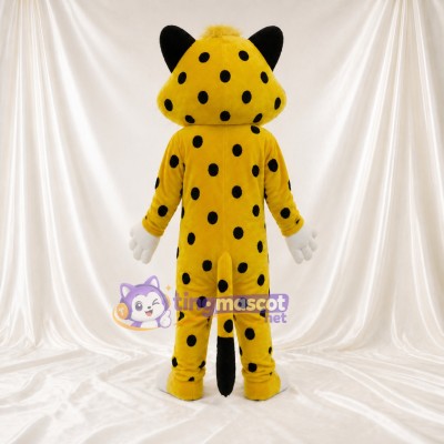Léopard Jaune Costume de mascotte intégral pour adultes Événements sportifs
