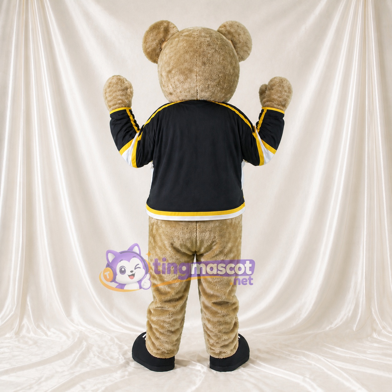 Teddy Bear Mascot Costume Full Body for Adults Sports Events Teddy Bear Mascot Costume Full Body for Adults Sports Events