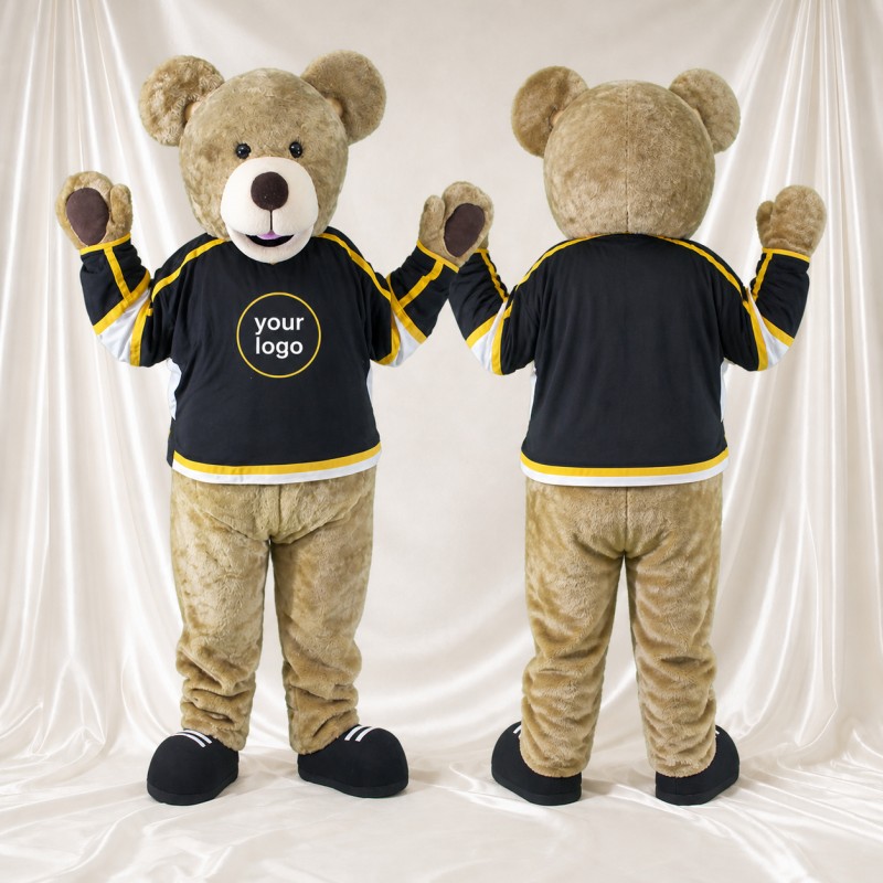 Teddy Bear Mascot Costume Full Body for Adults Sports Events