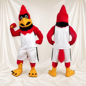 Costume de mascotte cardinal intégral pour adultes – événements sportifs