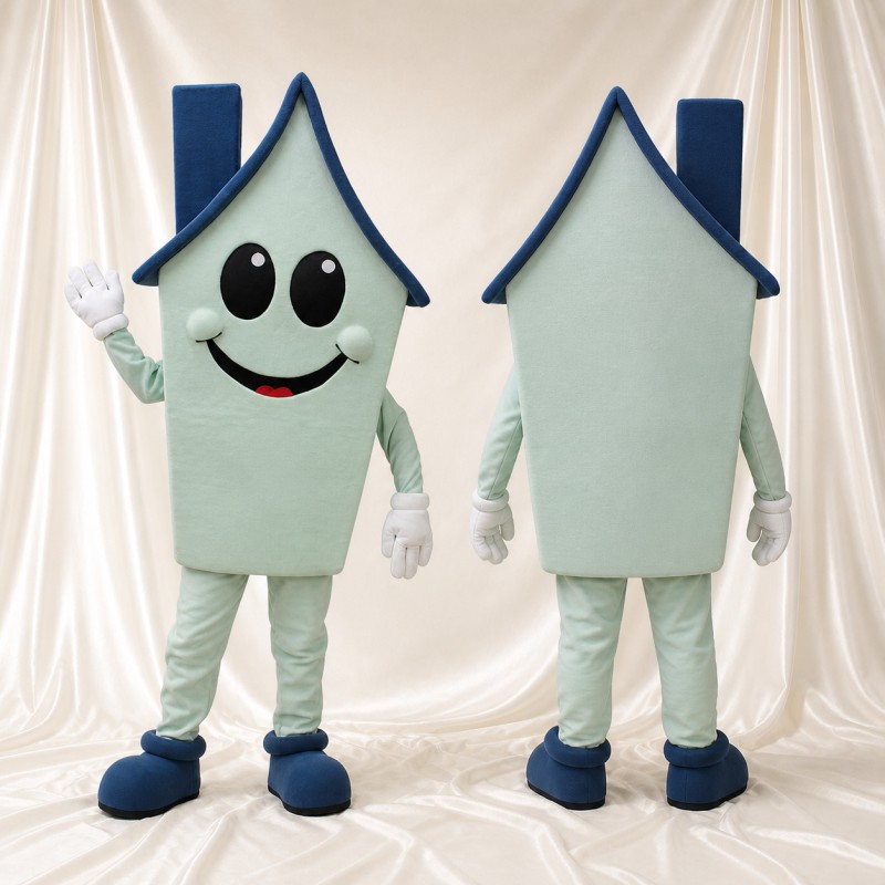 House Mascot Costume Full Body for Adults Events