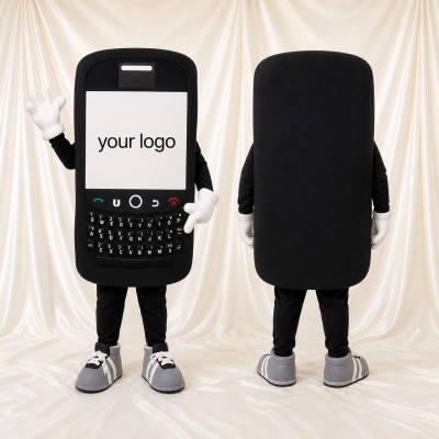 Keyboard Phone Mascot Costume Full Body for Adults Tech Events