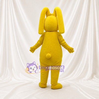 Extra Long Dog Mascot Costume Full Body for Adults School Events