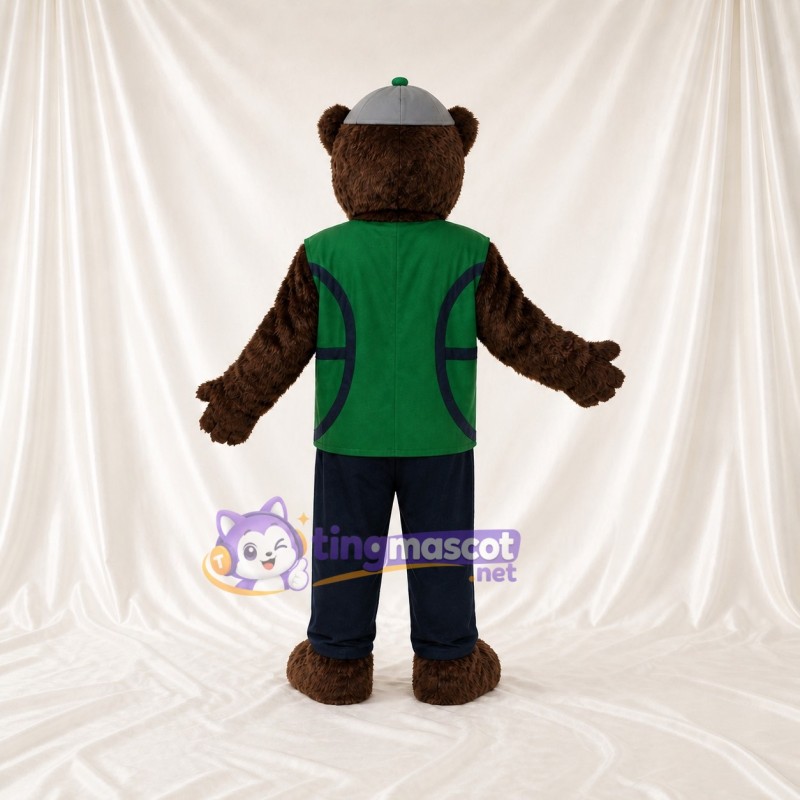 Ours à Gilet Costume de mascotte intégral pour adultes Événements scolaires