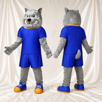 Bulldog Mascot Costume Full Body for Adults Sports Events