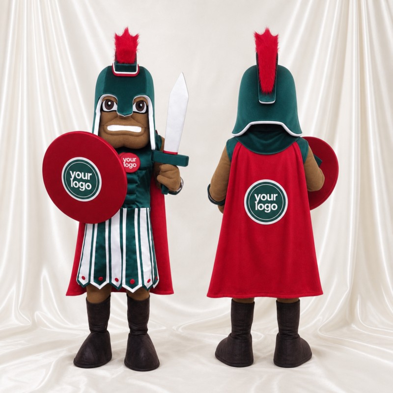 Roman Soldier Mascot Costume Full Body for Adults Museums