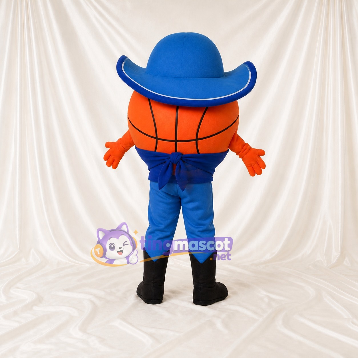 Basketball Cowboy Maskottchenkostüm Ganzkörper für Erwachsene Schulveranstaltungen Basketball Cowboy Maskottchenkostüm Ganzkörper für Erwachsene Schulveranstaltungen