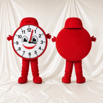 Alarm Clock Mascot Costume Full Body for Adults School Events