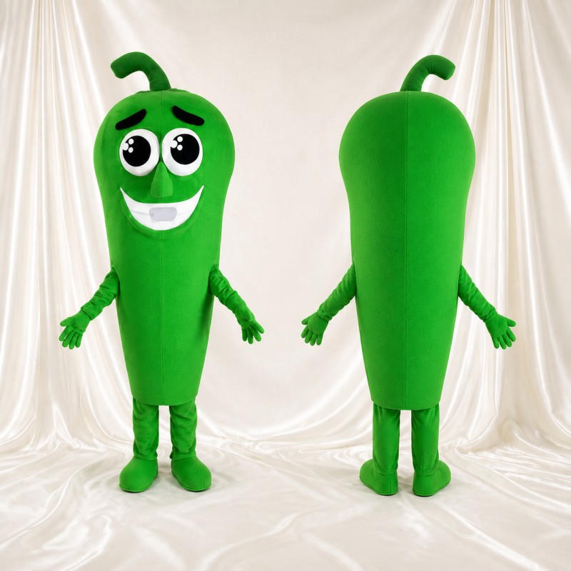 Piment Costume de mascotte intégral pour adultes Événements gastronomiques