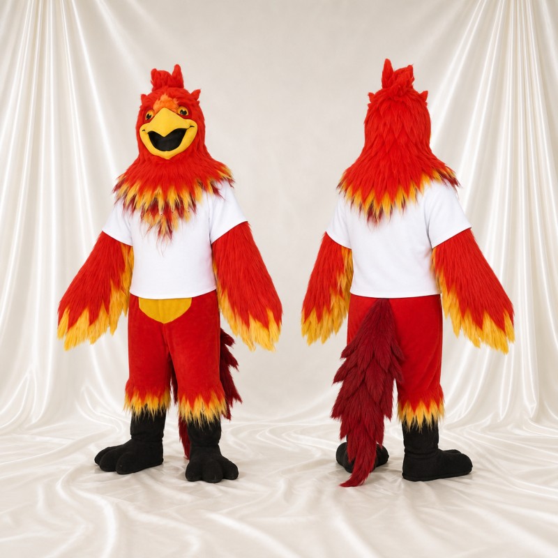 Phoenix Mascot Costume Full Body for Adults Sports Events