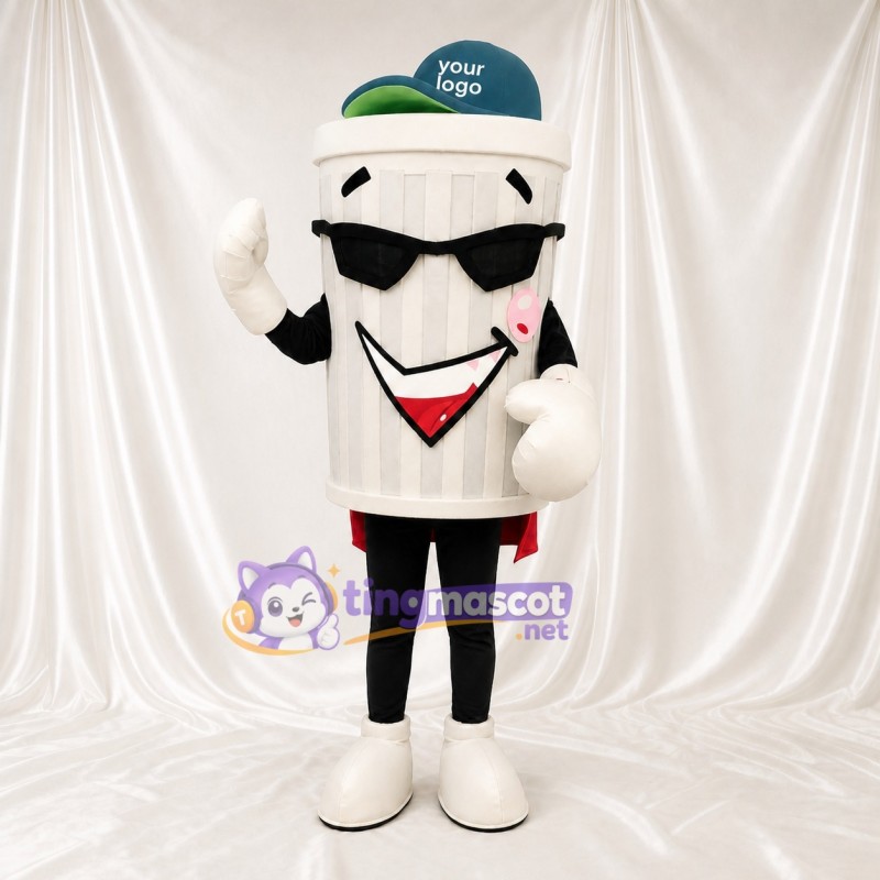 Trash Can Mascot Costume Full Body for Adults Events
