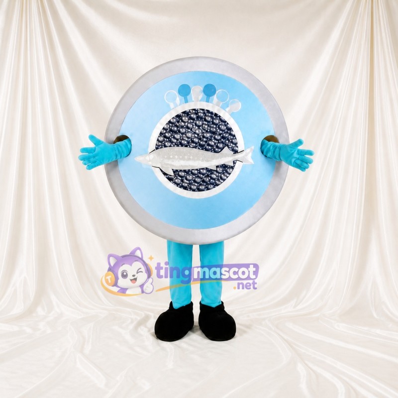 Caviar Tin Mascot Costume Full Body for Adults Food Events