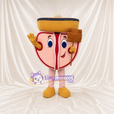 Human Buttocks Mascot Costume Full Body for Adults Health Events