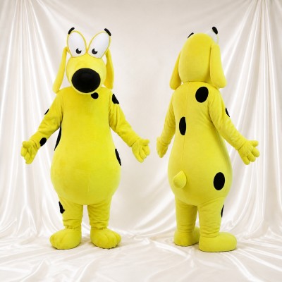 Spotted Dog Mascot Costume Full Body for Adults School Events