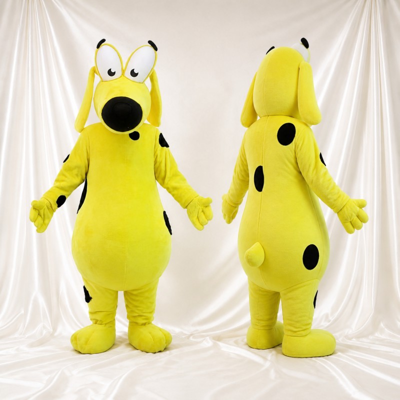 Spotted Dog Mascot Costume Full Body for Adults School Events