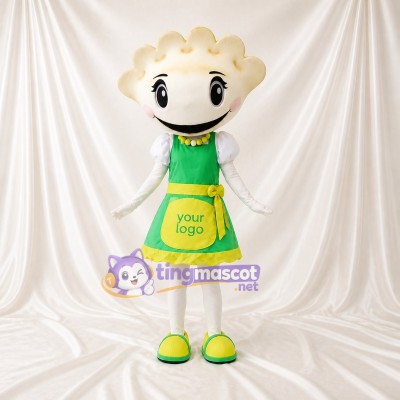 Dumpling Mascot Costume Full Body for Adults Food Events