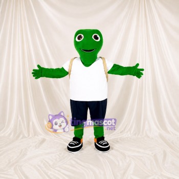 Detailed Tan Turtle Mascot Costume Full Body for Adults Aquariums