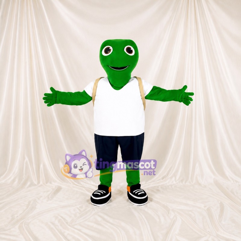 Detailed Tan Turtle Mascot Costume Full Body for Adults Aquariums