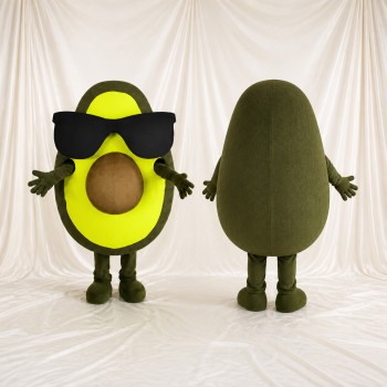 Avocado Mascot Costume Full Body for Adults Food Events