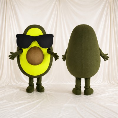 Avocado Mascot Costume Full Body for Adults Food Events