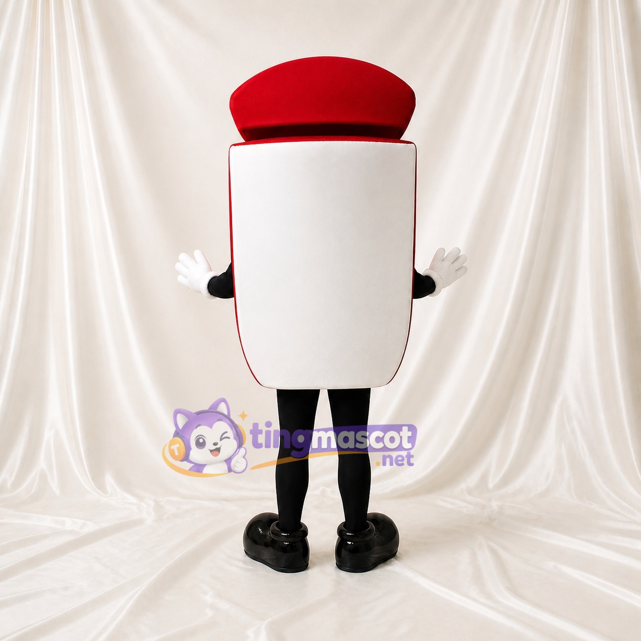 Conteneur alimentaire Costume de mascotte intégral pour adultes Événements gastronomiques Conteneur alimentaire Costume de mascotte intégral pour adultes Événements gastronomiques