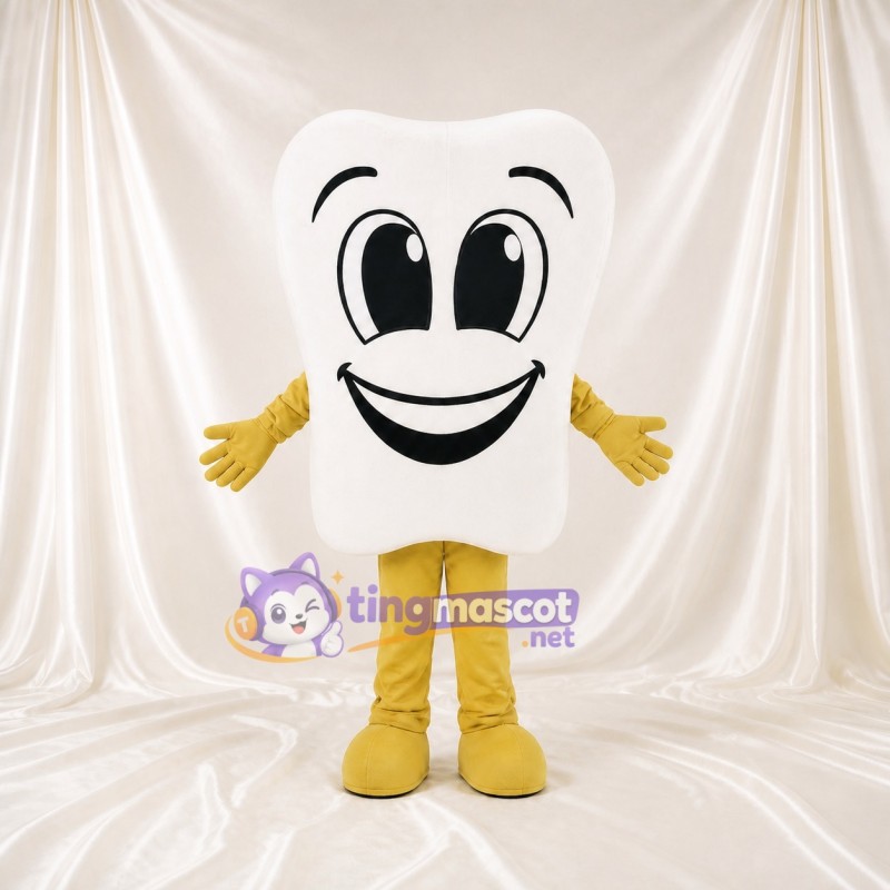 Tooth Mascot Costume Full Body for Adults School Events