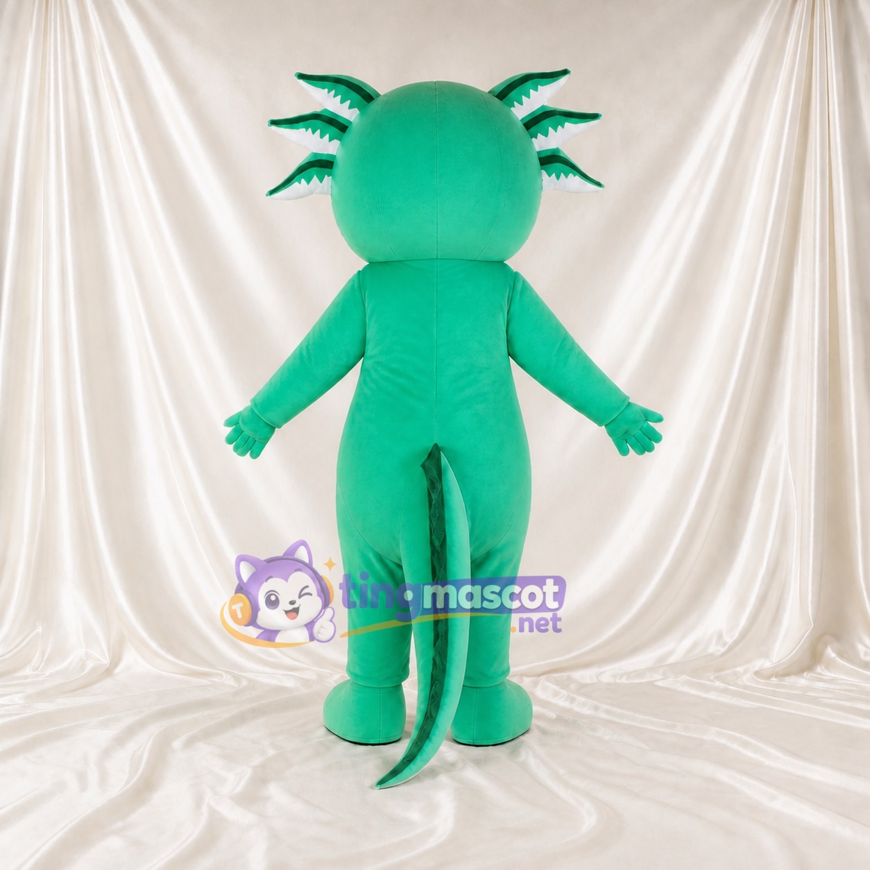 Axolotl Mascot Costume Full Body for Adults Aquariums Axolotl Mascot Costume Full Body for Adults Aquariums