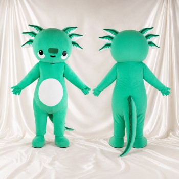 Axolotl Mascot Costume Full Body for Adults Aquariums
