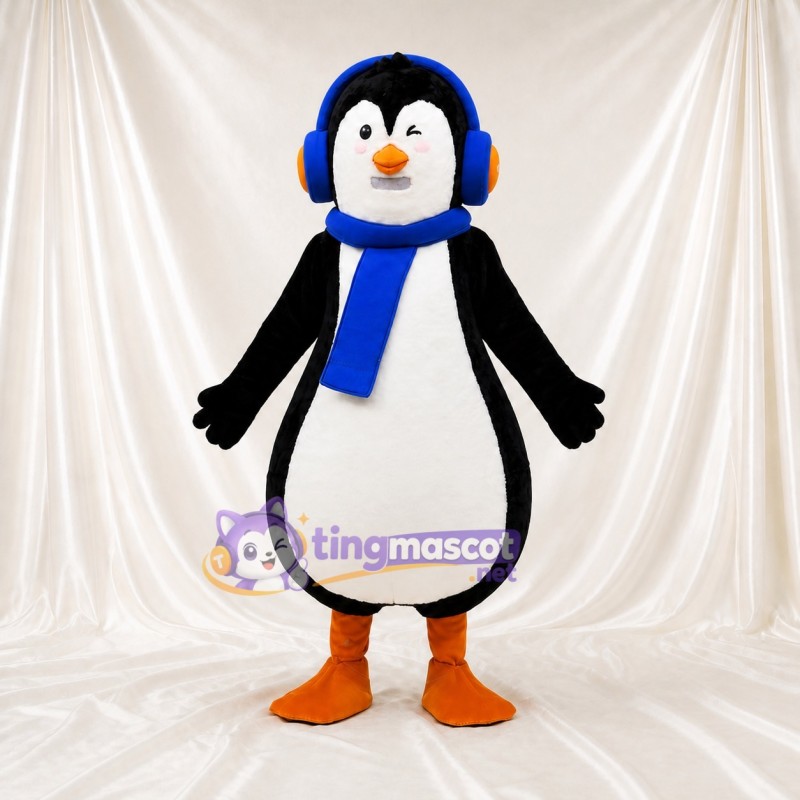 Penguin Mascot Costume Full Body for Adults School Events