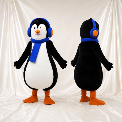 Penguin Mascot Costume Full Body for Adults School Events