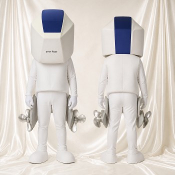 Marine Motor Costume de mascotte intégral pour adultes Salons professionnels