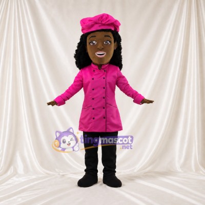 Chef Woman Mascot Costume Full Body for Adults Food Events