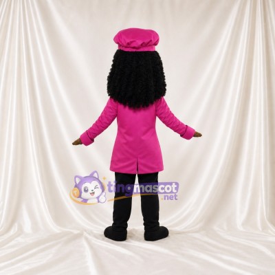 Chef Woman Mascot Costume Full Body for Adults Food Events