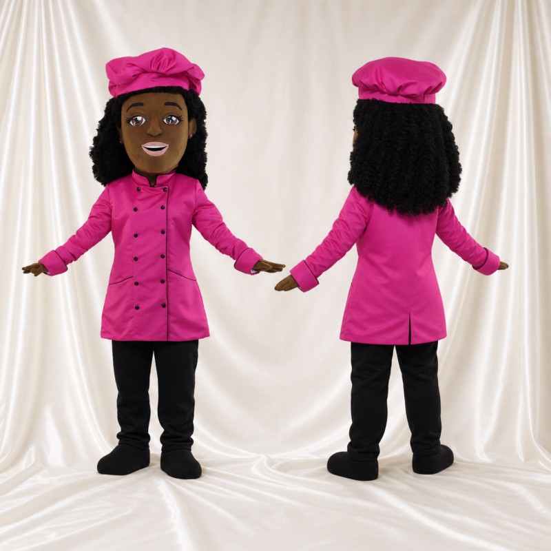Chef Woman Mascot Costume Full Body for Adults Food Events