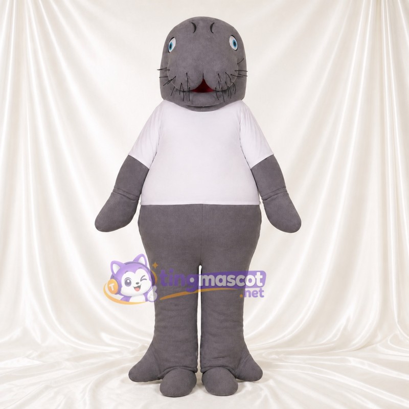 Wide Toothful Shark Mascot Costume Full Body for Adults Aquariums