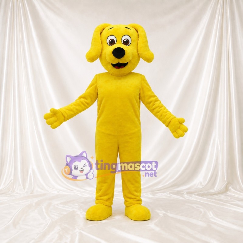 Soft Floppy Dog Mascot Costume Full Body for Adults School Events