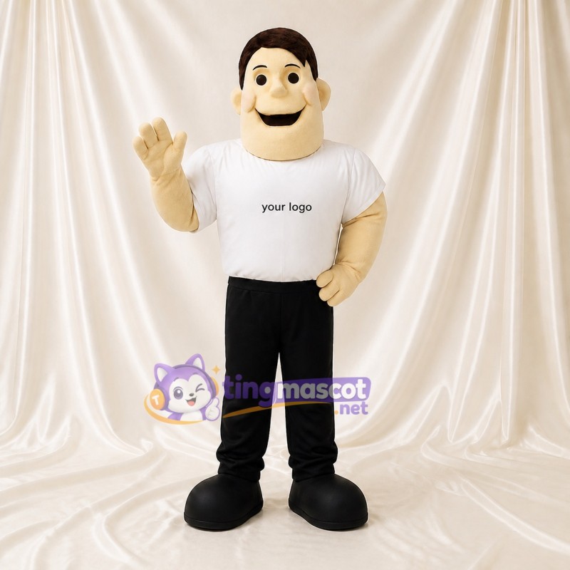 Man Mascot Costume Full Body for Adults School Events