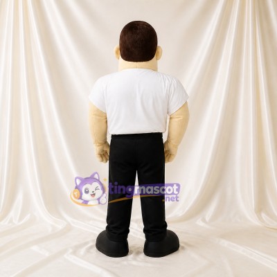 Man Mascot Costume Full Body for Adults School Events