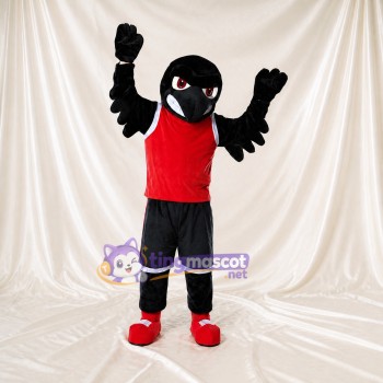 Raven Mascot Costume Full Body for Adults Sports Events