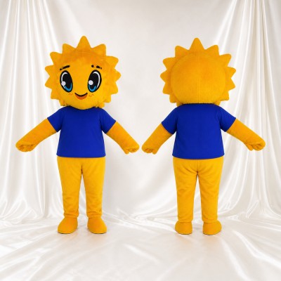 Sun Mascot Costume Full Body for Adults School Events