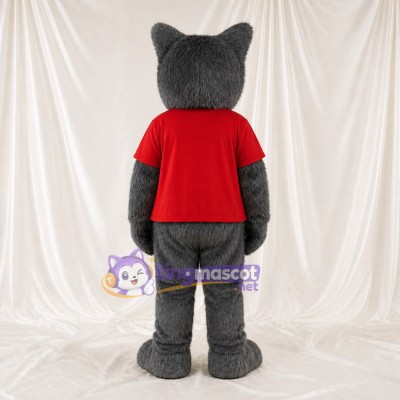 Gray Owl Mascot Costume Full Body for Adults School Events