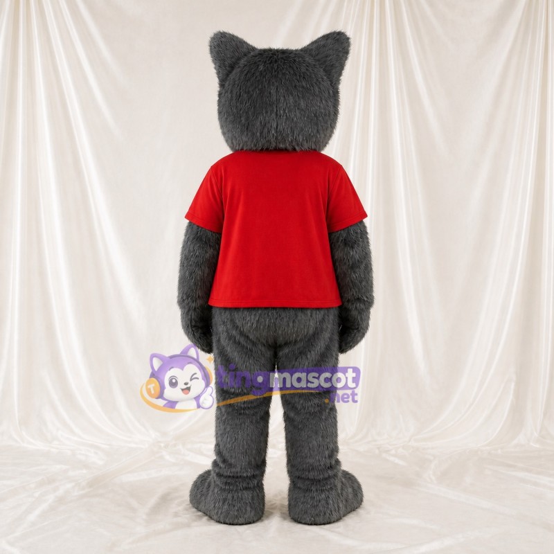 Gray Owl Mascot Costume Full Body for Adults School Events