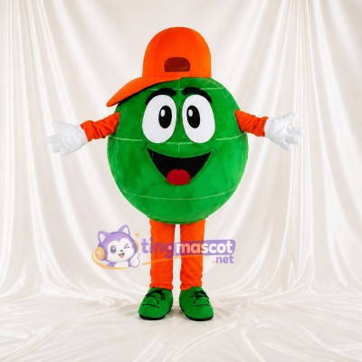 Round Character Mascot Costume Full Body for Adults Sports Events
