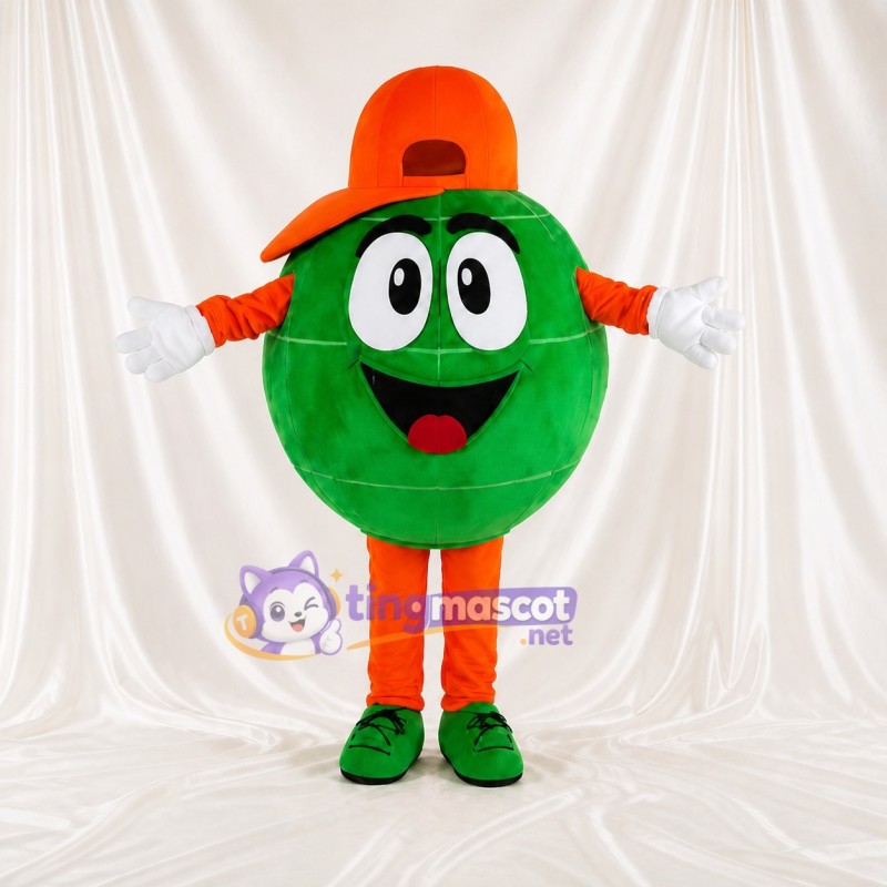 Round Character Mascot Costume Full Body for Adults Sports Events
