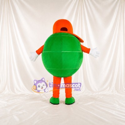 Round Character Mascot Costume Full Body for Adults Sports Events