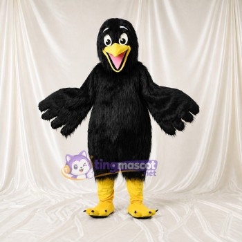 Corbeau Noir Costume de mascotte intégral pour adultes Événements sportifs