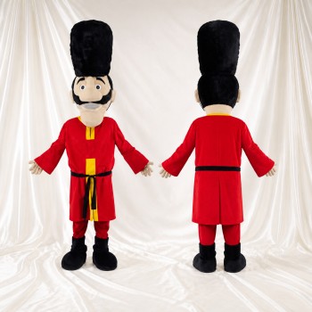 Garde Cérémonial Rouge Costume de mascotte intégral pour adultes Musées