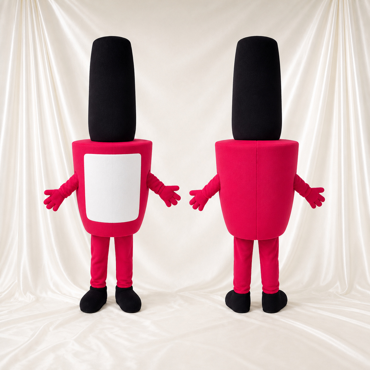Bouteille de vernis à ongles rose vif Costume de mascotte intégral pour adultes Promotions Bouteille de vernis à ongles rose vif Costume de mascotte intégral pour adultes Promotions