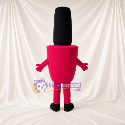 Hot Pink Nail Polish Bottle Mascot Costume Full Body for Adults Promotions