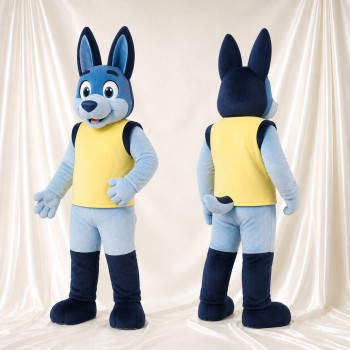 Costume de mascotte chien intégral pour adultes – événements scolaires